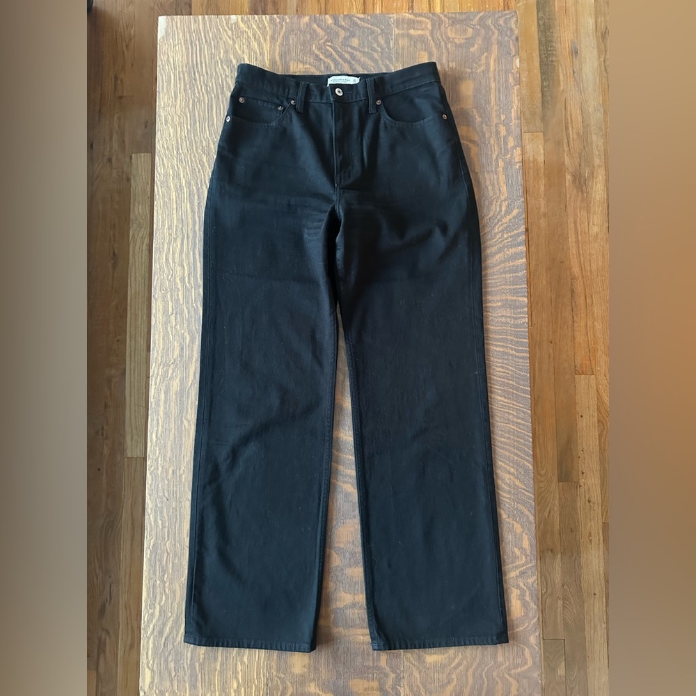 Abercrombie & Fitch ‘90s Relaxed Jean High Rise 30/10L Black